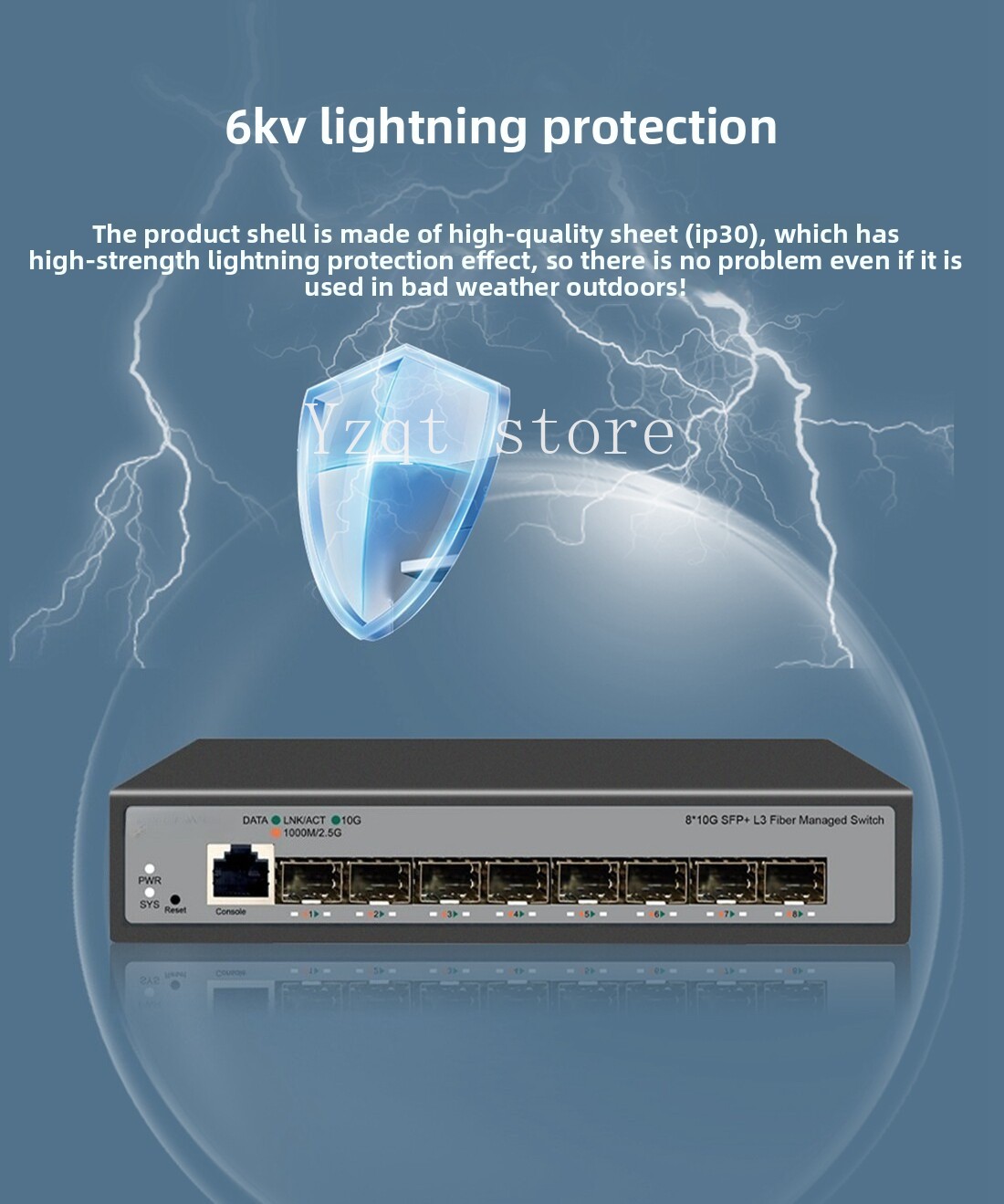 8-Port 10 Gigabit Ethernet swi - Sfp+ 10G Managed Switch 8 Port ulasan dan harga