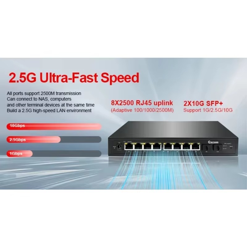 2.5G Smart Web Managed PoE Swi - Sfp+ 10G Managed Switch 8 Port ulasan dan harga