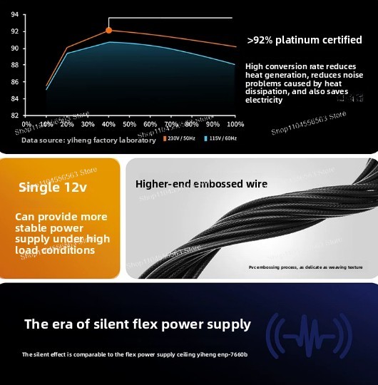 500W 1U Platinum Flex ATX Powe - Atx Power Supply 1U Flex 500W ulasan dan harga